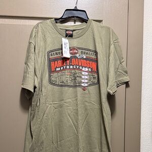 Harley-Davidson Khaki Men's T-Shirt